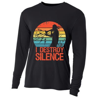 Trombone Jazz Musician Trombone Player Cooling Performance Long Sleeve Crew
