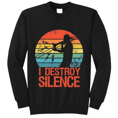 Trombone Jazz Musician Trombone Player Tall Sweatshirt