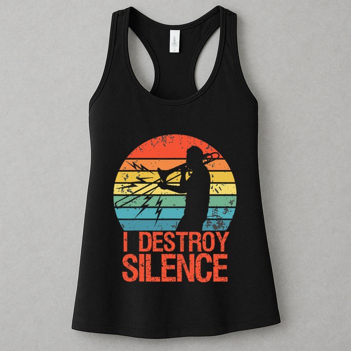 Trombone Jazz Musician Trombone Player Womens Tank Top