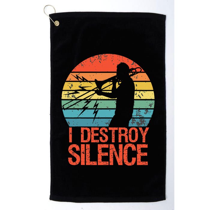 Trombone Jazz Musician Trombone Player Golf Towel