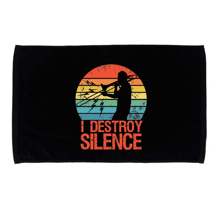 Trombone Jazz Musician Trombone Player Microfiber Hand Towel