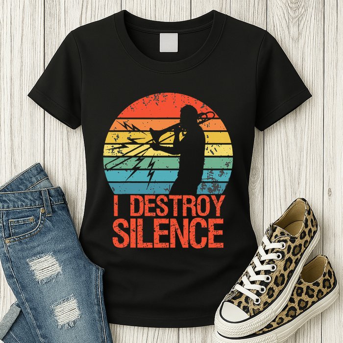 Trombone Jazz Musician Trombone Player Womens T-Shirt