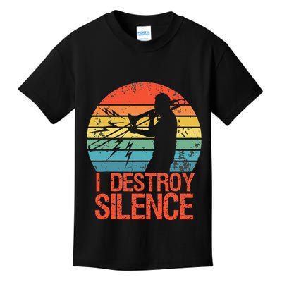 Trombone Jazz Musician Trombone Player Kids T-Shirt