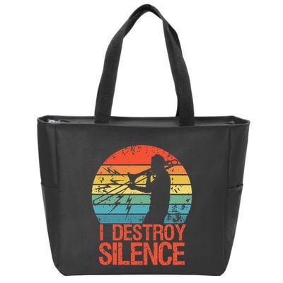 Trombone Jazz Musician Trombone Player Zip Tote Bag