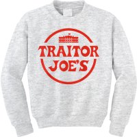 Traitor Joe's MAGA AntiBiden Funny Political Kids Sweatshirt