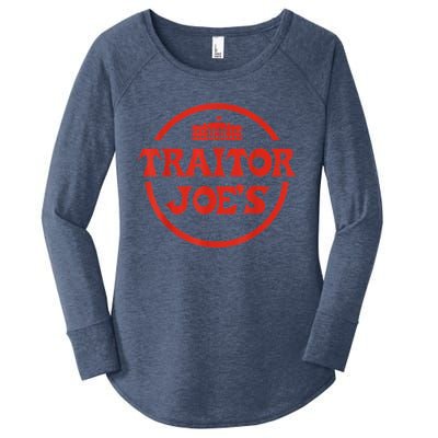 Traitor Joe's MAGA AntiBiden Funny Political Women's Perfect Tri Tunic Long Sleeve Shirt