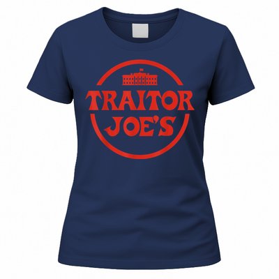 Traitor Joe's MAGA AntiBiden Funny Political Women's T-Shirt