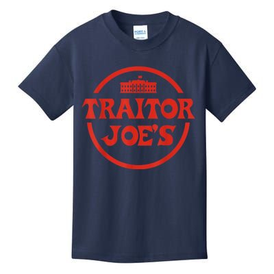 Traitor Joe's MAGA AntiBiden Funny Political Kids T-Shirt