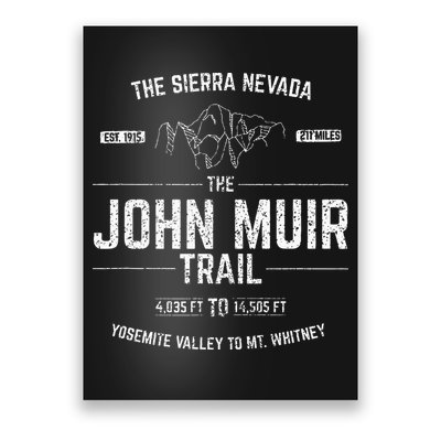 The John Muir Trail Poster