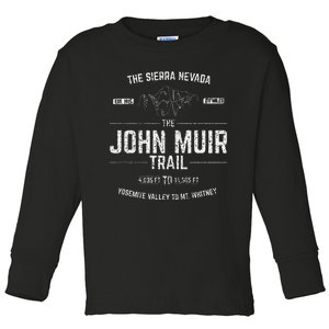 The John Muir Trail Toddler Long Sleeve Shirt