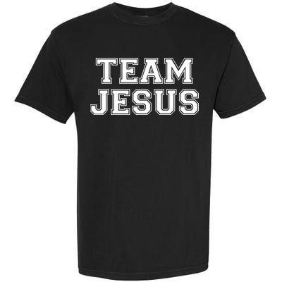 Team Jesus Men Women Fun Christian Garment-Dyed Heavyweight T-Shirt