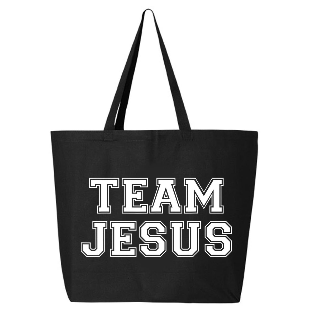 Team Jesus Men Women Fun Christian 25L Jumbo Tote