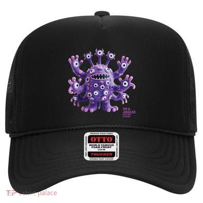 The Juggler Monster Personality High Crown Mesh Back Trucker Hat