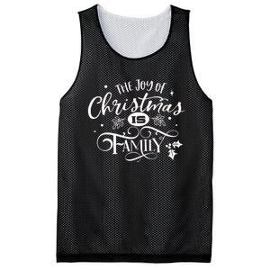 The Joy Of Christmas Is Family Mesh Reversible Basketball Jersey Tank