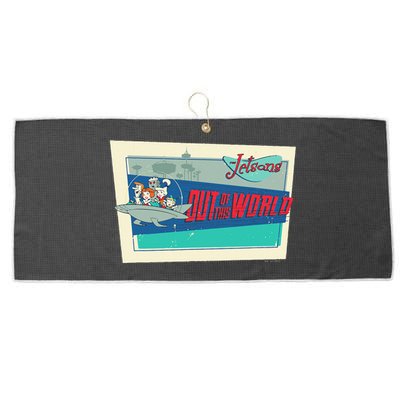 The Jetsons Out Of This World Large Microfiber Waffle Golf Towel