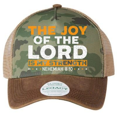 The Joy Of The Lord Is My Strength Christian Believer Legacy Tie Dye Trucker Hat