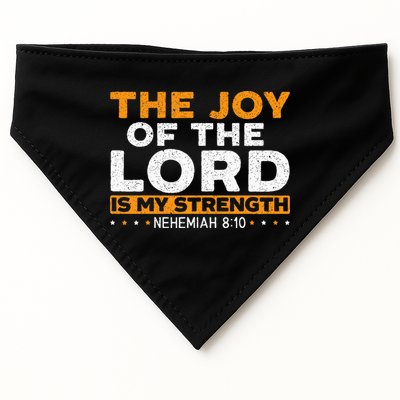 The Joy Of The Lord Is My Strength Christian Believer USA-Made Doggie Bandana
