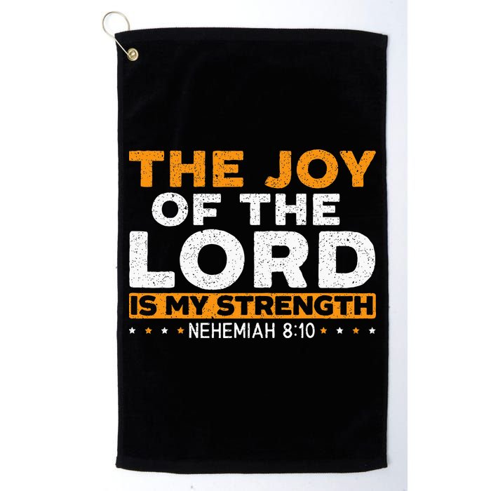 The Joy Of The Lord Is My Strength Christian Believer Golf Towel