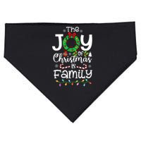 The Joy Of Christmas Is Family Xmas Family USA-Made Doggie Bandana