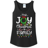 The Joy Of Christmas Is Family Xmas Family Ladies Essential Tank