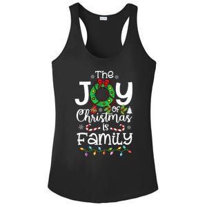 The Joy Of Christmas Is Family Xmas Family Ladies PosiCharge Competitor Racerback Tank