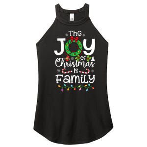 The Joy Of Christmas Is Family Xmas Family Women's Perfect Tri Rocker Tank