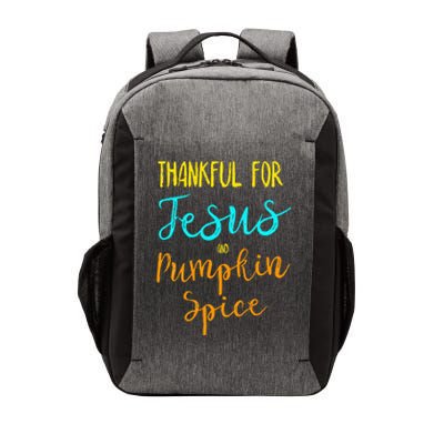 Thankful Jesus Pumpkin Spice Thanksgiving Pajamas Top Ladies Vector Backpack