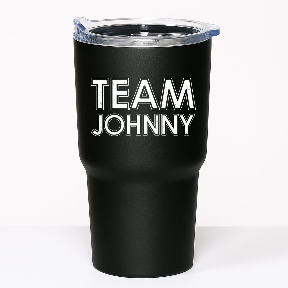 Team Johnny Retro Tumbler