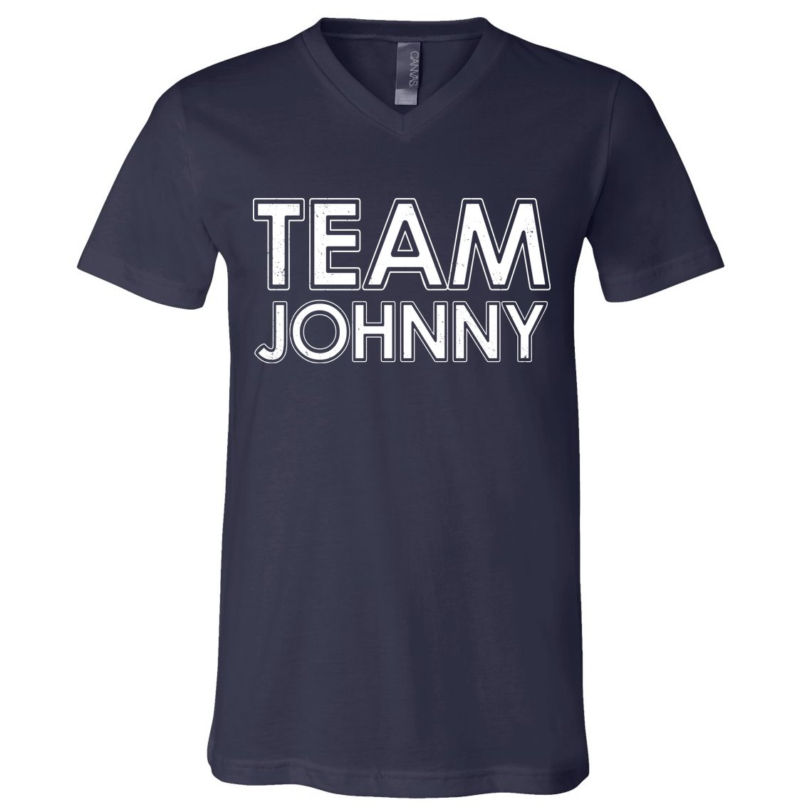 Team Johnny Retro V-Neck T-Shirt