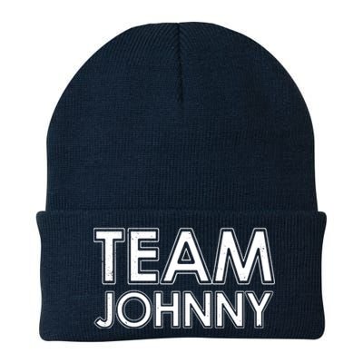 Team Johnny Retro Knit Cap Winter Beanie