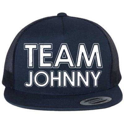 Team Johnny Retro Flat Bill Trucker Hat