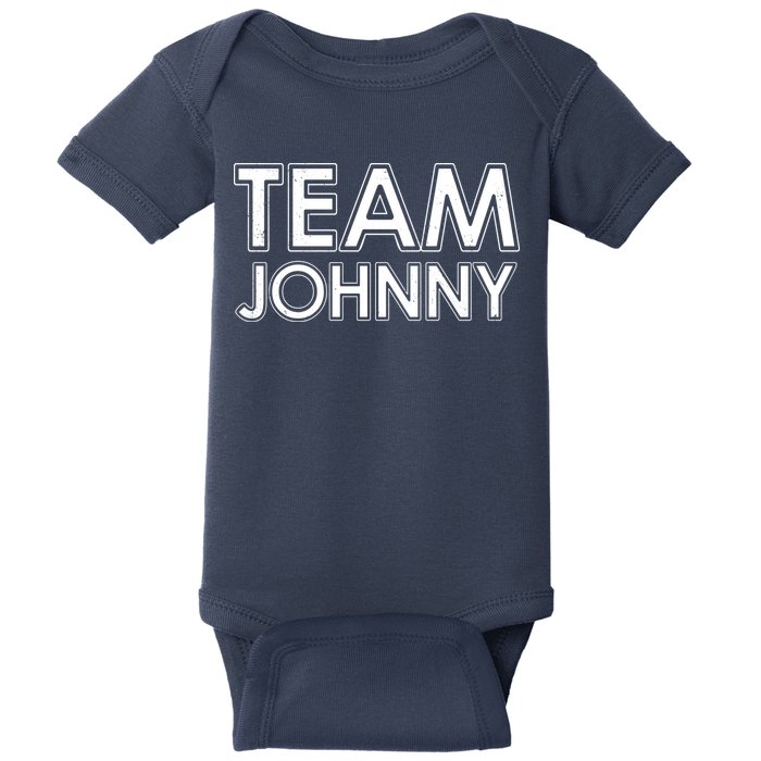 Team Johnny Retro Baby Bodysuit