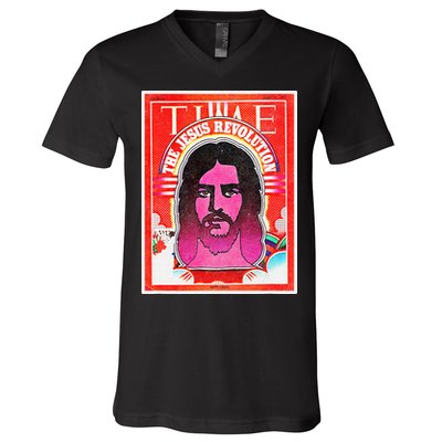 The Jesus Revolution Retro Vintage Christian Revival 70s 60s V-Neck T-Shirt