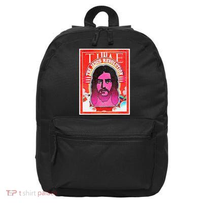 The Jesus Revolution Retro Vintage Christian Revival 70s 60s 16 in Basic Backpack