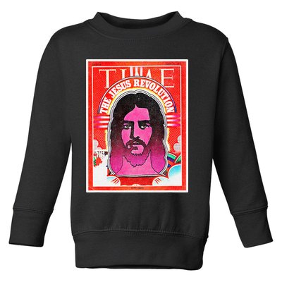 The Jesus Revolution Retro Vintage Christian Revival 70s 60s Toddler Sweatshirt