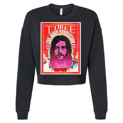 The Jesus Revolution Retro Vintage Christian Revival 70s 60s Cropped Pullover Crew