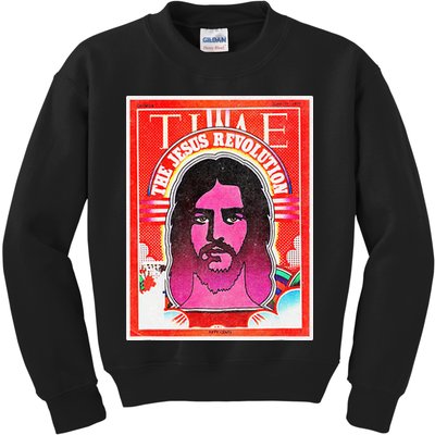 The Jesus Revolution Retro Vintage Christian Revival 70s 60s Kids Sweatshirt