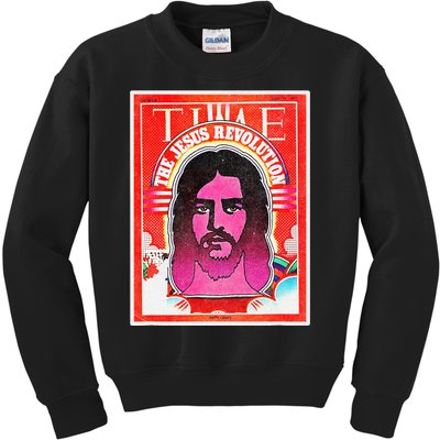 The Jesus Revolution Retro Vintage Christian Revival 70s 60s Kids Sweatshirt