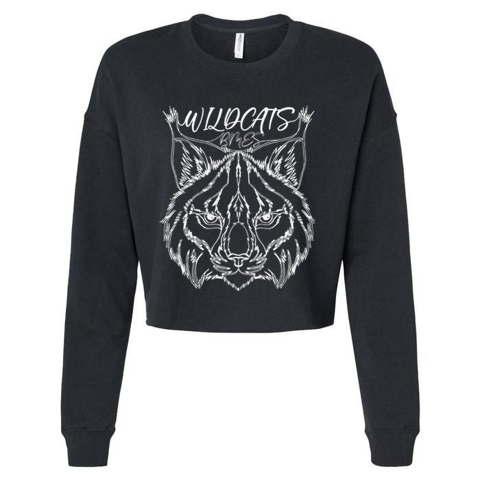 Team Jeremiah Retro Groovy Cropped Pullover Crew