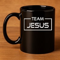 Team Jesus Religious 11oz C Handle Ceramic Mug