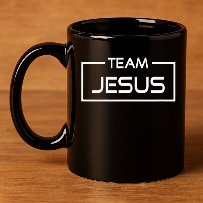 Team Jesus Religious 11oz C Handle Ceramic Mug