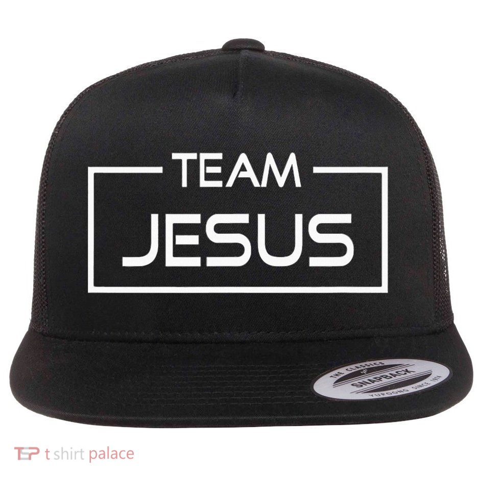 Team Jesus Religious Flat Bill Trucker Hat