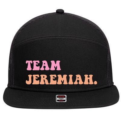 Team Jeremiah Retro Groovy 7 Panel Mesh Trucker Snapback Hat