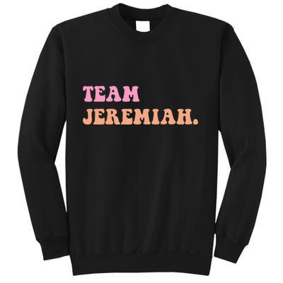 Team Jeremiah Retro Groovy Sweatshirt