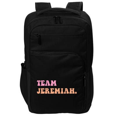 Team Jeremiah Retro Groovy Impact Tech Backpack
