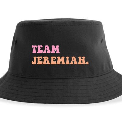 Team Jeremiah Retro Groovy Sustainable Bucket Hat