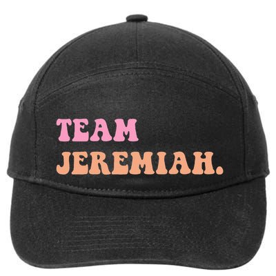 Team Jeremiah Retro Groovy 7-Panel Snapback Hat