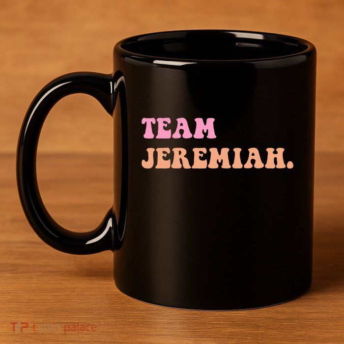 Team Jeremiah Retro Groovy 11oz C Handle Ceramic Mug