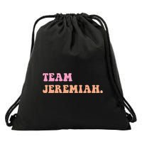 Team Jeremiah Retro Groovy Drawstring Bag