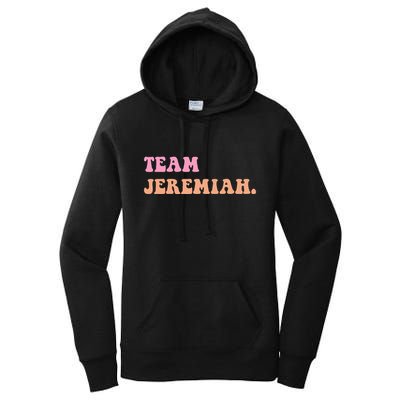 Team Jeremiah Retro Groovy Women's Pullover Hoodie